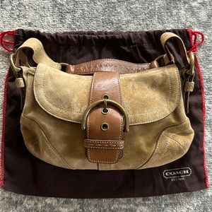Coach soho hobo suede bag